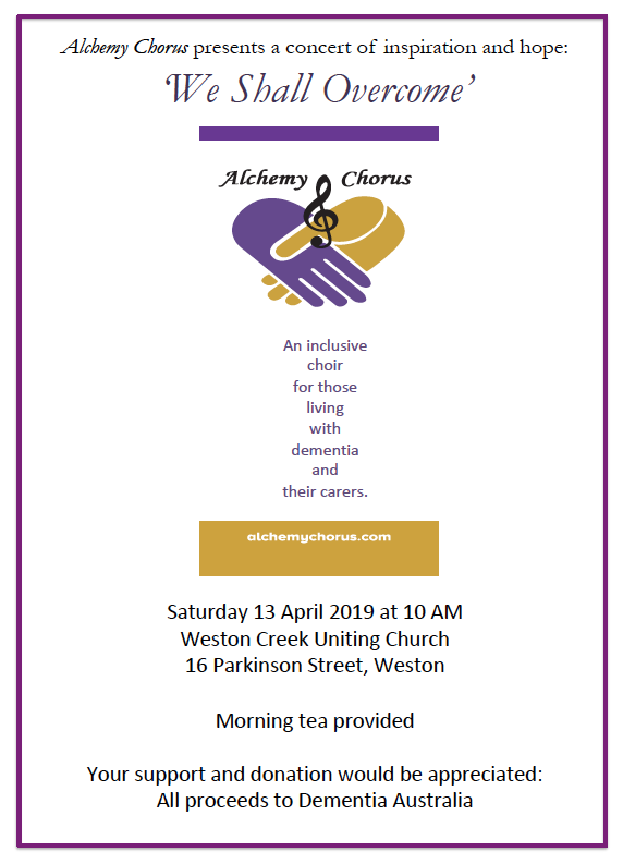 We Shall Overcome Flyer